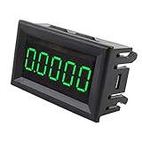 Sharplace 全４色 ミニ DC 3.5-30V　ミニ　5桁　デジタル電流計　アンペア　メーター - 緑