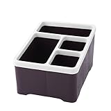 uxcell メガネ ルーラー ホルダー 収納箱 家用 オフィス プラスチック デスクトップ テーブル コーヒーカラー