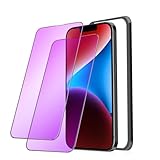 【ブルーライトカット】 対応iPhone 14 ガラスフィルム ブルーライトカット いphone14 フィルム ブルーライト 対応iPhone14 保護フィルム 目の疲れ軽減 高硬度 貼り付け簡単 気泡ゼロ【2枚セット/ガイド枠 付き】M14-9