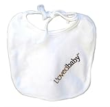 L'ovedbaby Reversible Bib, White One Size by L'ovedbaby