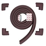 Premium Childproofing EXTRA DENSE Non Toxic Edge&Corner Cushion Bumper [6.6ft + 4 Corners]With 3M Ad