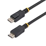 StarTech.com DisplayPort 1.2 ケーブル 4.6m 10本入り 4K60Hz VESA DPオス - DPオス ブラック DISPLPORT15L10PK [並行輸入品]
