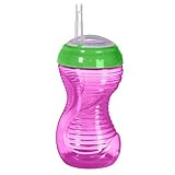 Munchkin Mighty Grip 10 oz Spill Proof Straw Cup - Pink by Munchkin [並行輸入品]