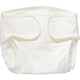 オムツカバー 綿無地 ホワイト 60cm 1枚 ベビー＆キッズ おむつ 布おむつ [並行輸入品]