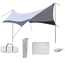 Amazon | Kadahis テント タープ サンシェード ヘキサタープ 六