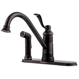 Pfister gt34 – 3py0 Portland one-handleキッチン蛇口、トスカーナブロンズ