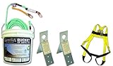 Guardian Fall Protection 00830 BOS-R25 Bucket of Safe-Tie with 2 Reusable Anchors, 25-Foot Vertical 
