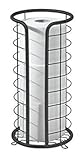 mDesign matteblackformabathttr 3 Toilet Paper Roll Holder 3521MDBST