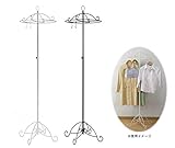 唐草アパレルハンガー ラウンド ブラウン・25324