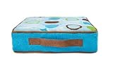 Aquatopia Tushie Cushion with Memory Foam Top, Blue [並行輸入品]