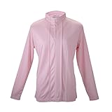 ユニワールド のらスタイル フェミニンハーフジップアップ NS-500 [Mサイズ] [UV加工] [吸汗速乾ハニカムメッシュ] [ピンク]