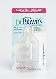 Dr. Brown's Natural Flow Level One Wide Neck Nipple, 3 Pack by Dr. Brown's [並行輸入品]