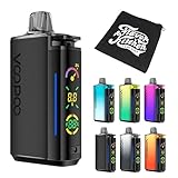 【15mL】VOOPOO Vrizz ブープー ブリッツ ヴリッツ FlavorKitchenオリジナルミニポーチ同梱/電子タバコ pod スターターキット ベイプ VAPE ベープ 本体 (ミッドナイトブラック)