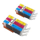 BCI-381XL キヤノン用 互換 インクカートリッジ 3色マルチカラー BCI-381XL(C/M/Y)×2 大容量 残量表示 個包装 対応機種：PIXUS TR8630a TR703a TR8630 他【YUBOYA】