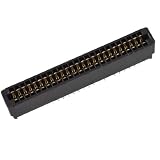 ブラックダブル行50ピン2.54 MMピッチPCBボードソケットヘッダー