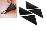興味深い4個マットグリップ滑り止めラグGripperカーペット再利用可能なテープアンチスキッド