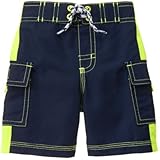 GYMBOREE(ジンボリー) ネオンボードショーツ ネイビー 水着 3歳【並行輸入】