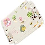 POKERWATER(ポーカーウォーター) オムツ替えシート 防水 携帯 折りたたみ おでかけ おむつ替えシート 洗濯可能 出産祝い 2枚セット 70 * 50cm (アニマル)
