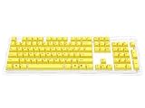 FILCO Majestouch専用 104英語配列 2色成型 カスタムカラーキーキャップセット 黄 SPKCS104Y2
