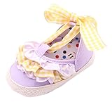 (ビグッド)Bigood 可愛い 子供靴 赤ちゃん ベビー靴 女の子 プリンセス 出産祝い フォーマル シューズ 結婚式 ルームシューズ リボン チェック 13cm イエロー