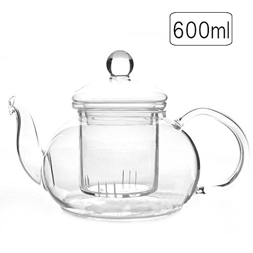 Nature Park 耐熱ガラス ティーポット 紅茶 ティーポット 急須 ガラス おしゃれ 茶こし付 紅茶 ハーブティーポット 600ml Np Gst018 ホーム キッチン