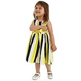 (プタス)Putars ベイビー服 子供服 女の子 ワンピース ドレス ノースリーブ 縞模様 可愛い オシャレ プリンセス 通園 発表会 旅行 記念日 プレゼント 2-7歳