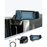 BIBIBO ヴェルファイア 30系 新型 アルファード 30系 専用 10.5インチナビ 車載 スマホスタンド 携帯ホルダー エアコン 電動型 トヨタ アルファード スマホホルダー 車 トヨタ ヴェルファイア アクセサリー 自動開閉 エアコン吹き出し口 車用スマホスタンド 360度回転 片手操作 安定 騒音なし スマートロック 多機種対応