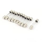 uxcell ガラスヒューズ　250V 20A 2　 6mm x 30mm　ガラス、金属　高速フェラ　10個入り