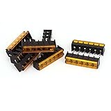 300V 25A 1行8P 9.5ミリメートルピッチスクリューターミナルバリアブロックストリップ8本
