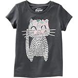OSHKOSH(オシュコシュ) オシュコシュ オリジナル グラフィックティ グレー トップス半袖Tシャツ 4歳【並行輸入】