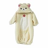 リラックマ・コリラックマ ベビー服 新生児ドレス 【24、アイボリー[コリラックマ] 50-70cm】 なりきりツーウェイドレス シープボア 着ぐるみ キグルミ