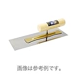 コテ 鹿衛門 本焼 角鏝 240mm 板厚 0.5mm 仕上前の下地の荒壁・中塗り付けに最適、側溝工事等にも 12522400011 カネシカ 三冨D
