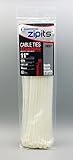 Cambridge Zipits 100 pcs- 11 40 Lbs Tensile Strength Standard Duty Nylon Cable Ties Natural [並行輸入品]