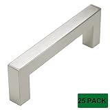 Probricoキッチンキャビネットハンドル3 – 3 / 4 "穴距離ステンレススチール引き出しPullsつや消しニッケル4 – 1 / 4 "全体的な長 25 Pcs PDDJ27HSS96-25