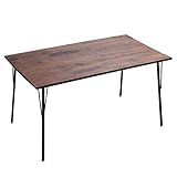 LOWYA （ロウヤ） ダイニングテーブル テーブル単品 ダイニング 4人用 選べる組合せ 突板テーブル 幅135cm 長方形 メタル脚 新生活