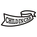 nc-smile CHILD IN CAR ステッカー リボン (ブラック)