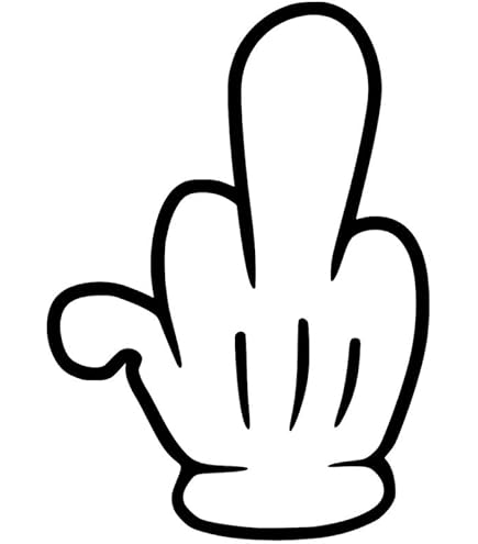 Amazon.co.jp: ファック FUCK 車 ステッカー バイク 黒 各約横12cm