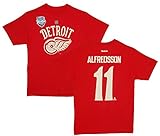 Detroit Red Wings Daniel Alfredssonレッド2014冬クラシックTシャツ( S )