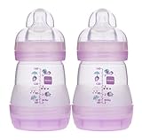 MAM Anti-Colic Bottle Girl 5 Ounces 2-Count [並行輸入品]