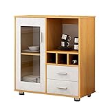 家具ビュッフェサイドボードキャビネットコンソールキャビネットに引き出し収納チェストについては玄関リビングルーム (色 : 白, サイズ : 90x40x39.5cm)