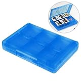 28-in-1 ゲームカードケース対応 3DS / 3DS / DSi / DSi XL / DSi LL / DS / DS Lite カートリッジ収納ボックス ホルダー (Blue)