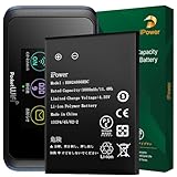 iPower for Y!mobile Pocket WiFi 502HW バッテリー 交換 互換 容量3000mAh 3.8V 汎用HB824666RBC電池 PSE認証 対応Pocket WiFi 504HW/501HW/505HW、HuaWei E5577/E5577S/E5577s-321等機種 対応HWBBK1/HWBBN1/HWBBJ1バッテリー【No Tools】