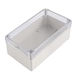 uxcell　エレクトロニックプロジェクト　ジャンクションボックス　　ウォータープルーフ　クリア　カバー　プラスチック