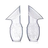 RONGTONGDA 手動式搾乳器　抗逆流 強い吸引力 衛生的に母乳を保存　母乳育児　手軽　母乳吸い　手絞り　母乳収集器　安全＆衛生(二点セット）