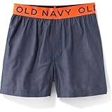 オールドネイビー OLD NAVY/ プリント ウーブン ボクサー 1-パック ボーイズ ダーク シャンブレー 下着 XS【並行輸入】