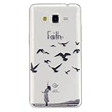 UNEXTATI Galaxy Grand Prime ケース 高品質 超薄型 TPU 保護カバー 液晶保護 衝撃吸収 Samsung Galaxy Grand Prime 用 Case Cover 