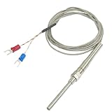 uxcell 熱電対　kタイプ　50x5mm 500C　1.5ｍ　8mm糸直径　産業利用