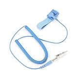 AS-311チェーンソーイグニッションブレスレットのための3mワイヤ静電気防止リストバンド部品静電気調節可能なストラップ放電帯グラウンド