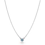 ティファニー ネックレス アクアマリン 0.06ct スターリング シルバーペンダント・ネックレス[並行輸入品][NANMEO]
