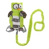 D DOLITY 全７種　赤ちゃん　ベビー小物　迷子防止リュック　ハーネス　子供リュック　迷子防止ひも　リード付き - フクロウ